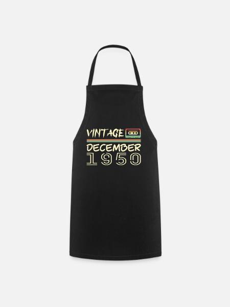 1950 Dezember 1950 Jubiläum Dezember 1950 - Kochschürze - Schwarz