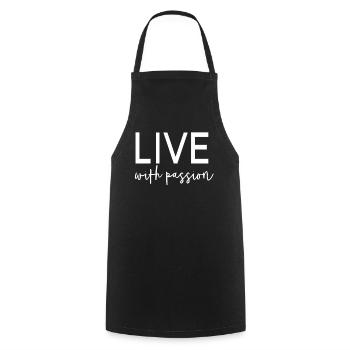 Funny sayings gift idea - Cooking Apron - black - Front - AI Model Male 185 dark (185cm)
