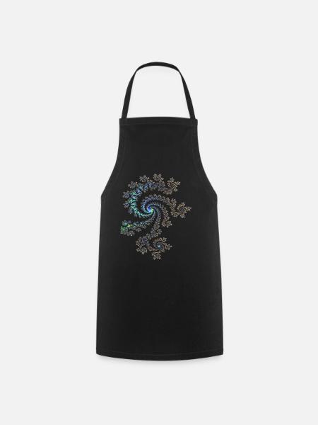 Fractal - Cooking Apron - black