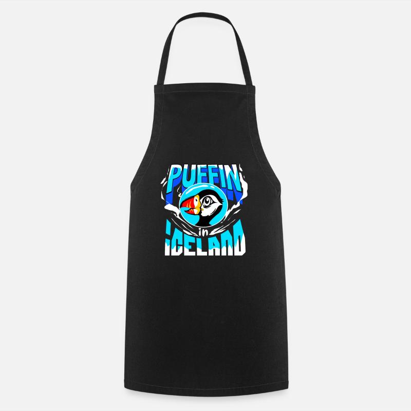 Puffin Puffin Puffin - Tablier de cuisine - noir