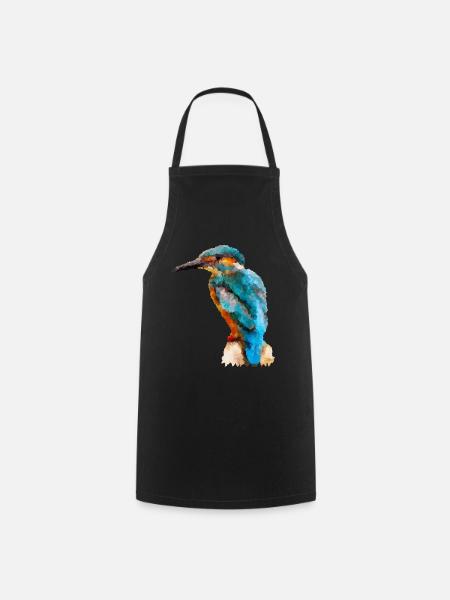 Kingfisher - Cooking Apron - black