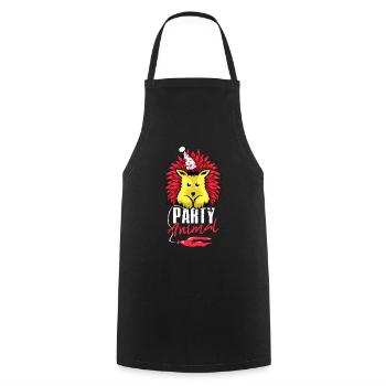 Hérisson animal de compagnie Hausigel Stachelig Anti social - Tablier de cuisine - noir - Devant - AI Model Male 185 dark (185cm)
