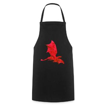 Dragon - Tablier de cuisine - noir - Devant - AI Model Male 185 dark (185cm)