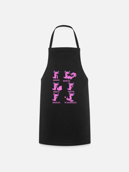 axolotl - Cooking Apron - black