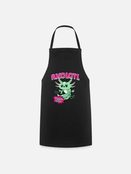 axolotl - Cooking Apron - black