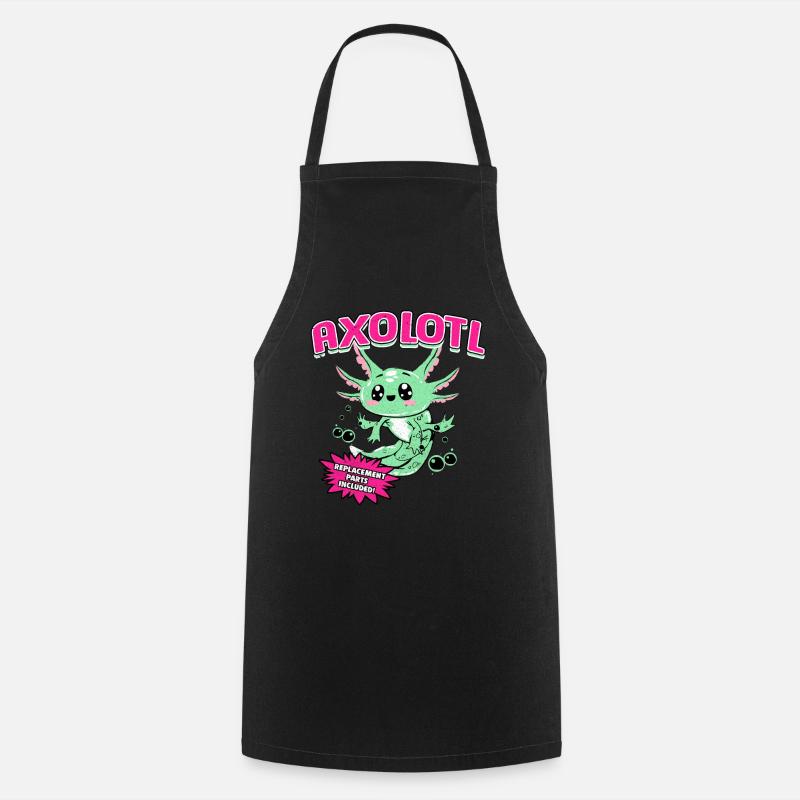 Axolotl - Tablier de cuisine - noir