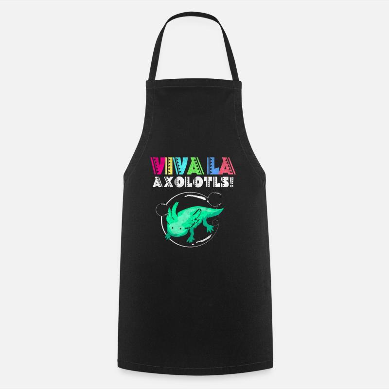 Axolotl - Kochschürze - Schwarz