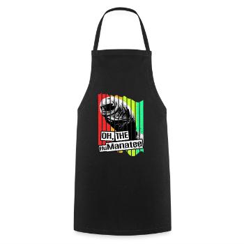 Manatee - Cooking Apron - black - Front - AI Model Male 185 dark (185cm)