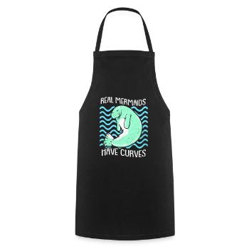 Manatee - Cooking Apron - black - Front - AI Model Male 185 dark (185cm)