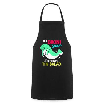 Manatee - Cooking Apron - black - Front - AI Model Male 185 dark (185cm)