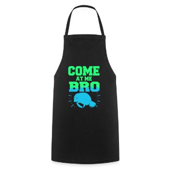Manatee Dugong Sea Pig Sirenia Manatee - Cooking Apron - black - Front - AI Model Male 185 dark (185cm)
