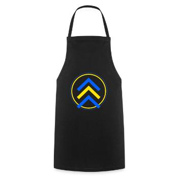 Down Syndrome Chromosome Trisomy 21 Awareness 321 - Cooking Apron - black - Front - AI Model Male 185 dark (185cm)