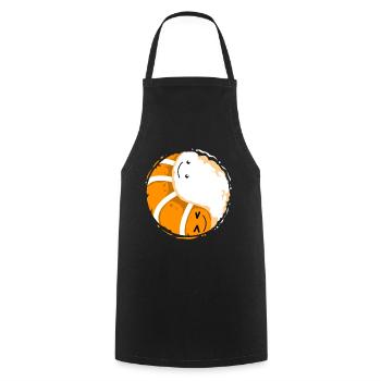 Sushi Go Riz Japon Tokyo Miso Nigiri Maki Udon - Tablier de cuisine - noir - Devant - AI Model Male 185 dark (185cm)