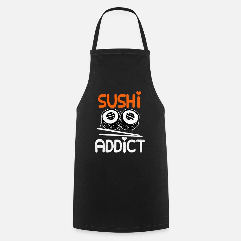 Sushi - Kochschürze - Schwarz