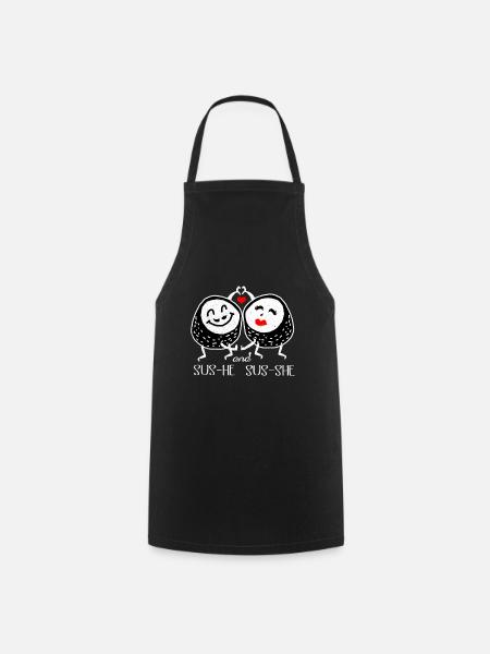 Sushi - Kochschürze - Schwarz