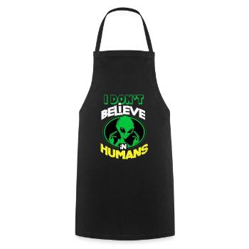 Aliens - Tablier de cuisine - noir - Devant - AI Model Male 185 dark (185cm)