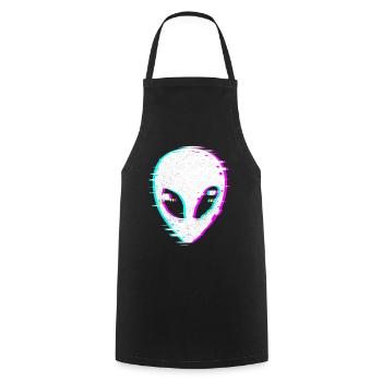 Aliens - Kochschürze - Schwarz - Vorne - AI Model Male 185 dark (185cm)