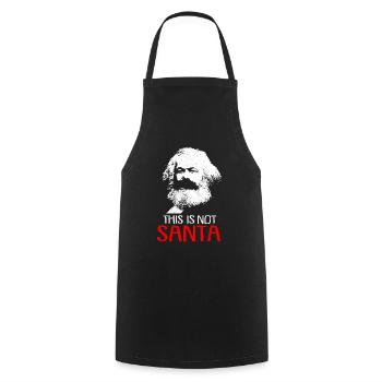 Communism - Cooking Apron - black - Front - AI Model Male 185 dark (185cm)