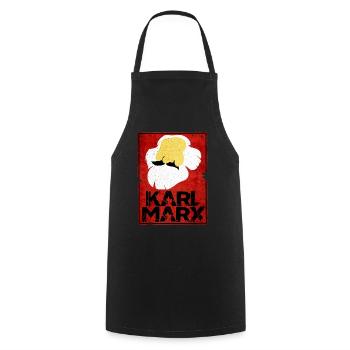 Communism - Cooking Apron - black - Front - AI Model Male 185 dark (185cm)