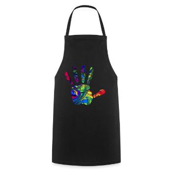 Main - Tablier de cuisine - noir - Devant - AI Model Male 185 dark (185cm)