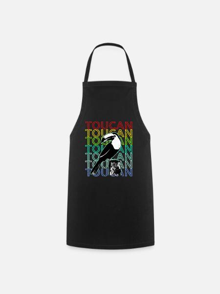 Toucan - Cooking Apron - black