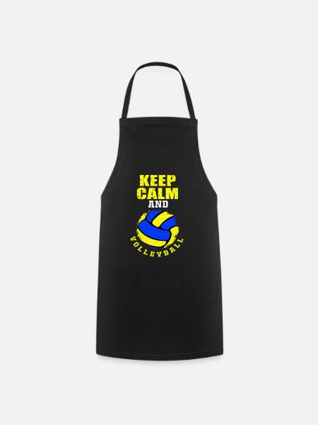 Volley-ball - Tablier de cuisine - noir