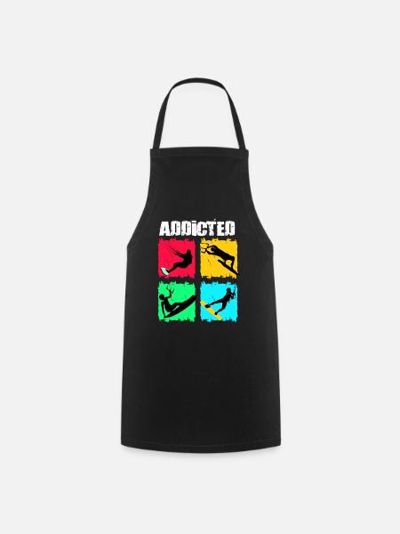 Kiteboard Kite kite-kite-cadeau kite-surf - Tablier de cuisine - noir