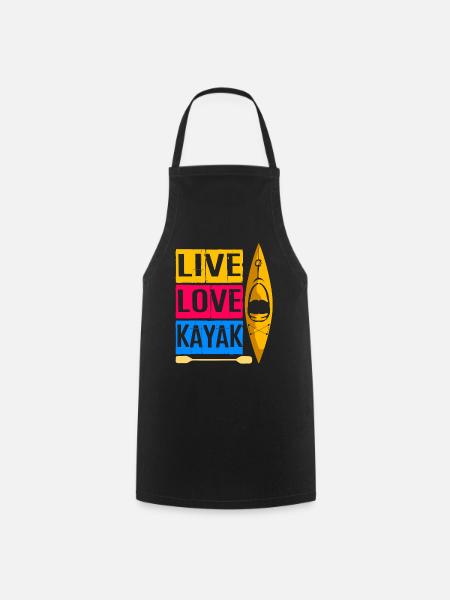 Canoë-kayak Kayak Kayak kayak aviron - Tablier de cuisine - noir
