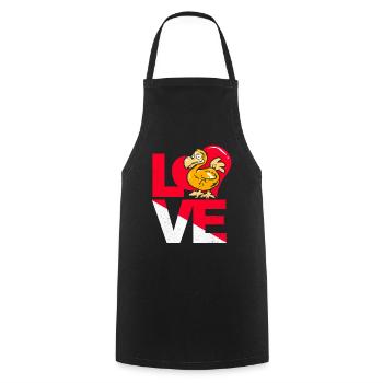 Dodo - Cooking Apron - black - Front - AI Model Male 185 dark (185cm)