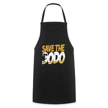 Dodo - Tablier de cuisine - noir - Devant - AI Model Male 185 dark (185cm)