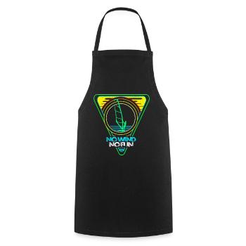 Windsurfing - Cooking Apron - black - Front - AI Model Male 185 dark (185cm)
