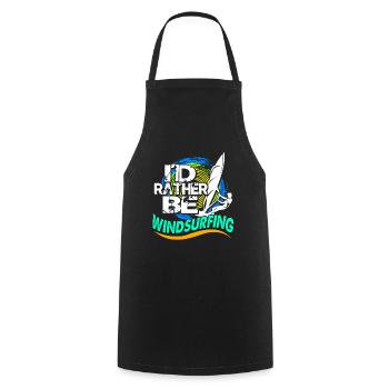 Windsurfing Windsurfing Windsurfing Water Sports Surf - Cooking Apron - black - Front - AI Model Male 185 dark (185cm)