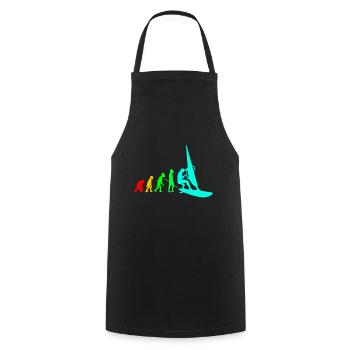 Windsurfing Windsurfing Windsurfing Water Sports Surf - Cooking Apron - black - Front - AI Model Male 185 dark (185cm)