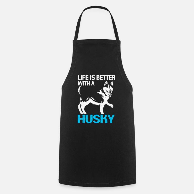 Husky - Kochschürze - Schwarz