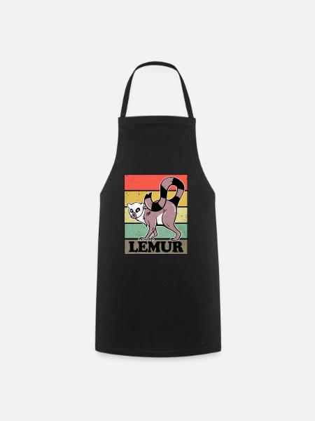 Lemur - Cooking Apron - black