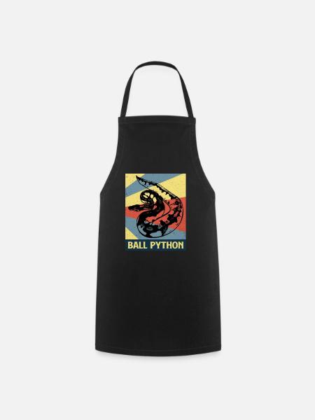 Python - Kochschürze - Schwarz