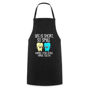 Dentist Gift Dentist Dentist Dentist - Cooking Apron - black - Front - AI Model Male 185 dark (185cm)