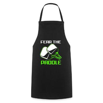 Pickleball Ball Sport Grandma Senior Grandpa Gift Idea - Cooking Apron - black - Front - AI Model Male 185 dark (185cm)