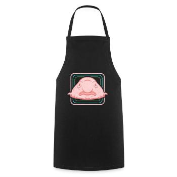 Blobfish - Cooking Apron - black - Front - AI Model Male 185 dark (185cm)