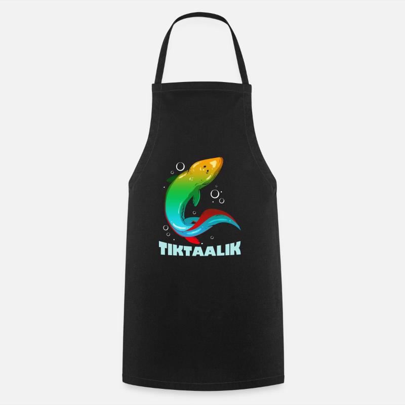 TIKTAALIK - Kochschürze - Schwarz