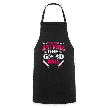 Pinball Pinball Pinball Machine Pinball Lever Game - Cooking Apron - black - Front - AI Model Male 185 dark (185cm)