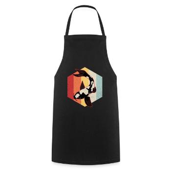 Koi - Tablier de cuisine - noir - Devant - AI Model Male 185 dark (185cm)