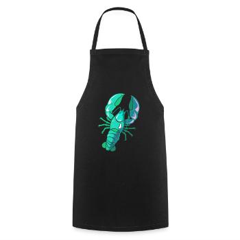 Homard - Tablier de cuisine - noir - Devant - AI Model Male 185 dark (185cm)