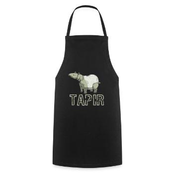 Tapir - Kochschürze - Schwarz - Vorne - AI Model Male 185 dark (185cm)