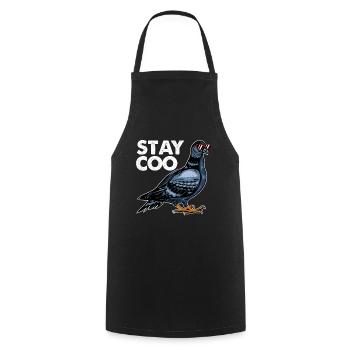 Dove - Cooking Apron - black - Front - AI Model Male 185 dark (185cm)