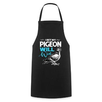 Dove - Cooking Apron - black - Front - AI Model Male 185 dark (185cm)