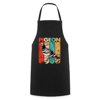 Dove - Cooking Apron - black - Front - AI Model Male 185 dark (185cm)