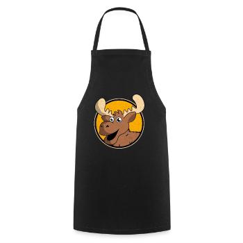 L’orignal - Tablier de cuisine - noir - Devant - AI Model Male 185 dark (185cm)