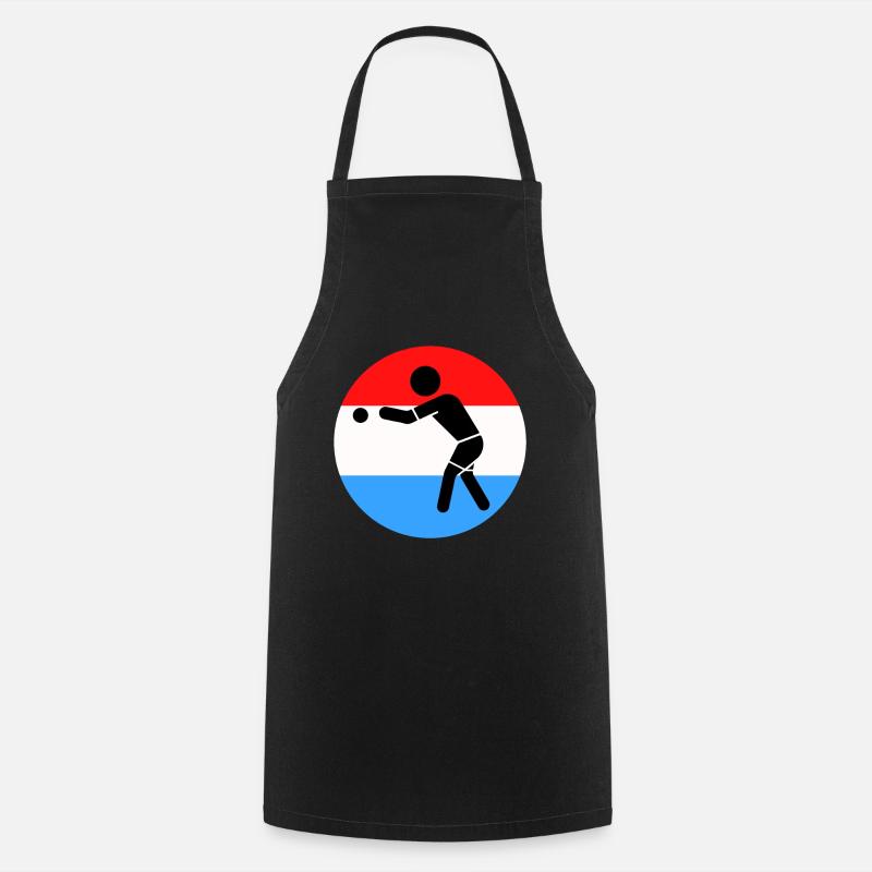 Pétanque - Tablier de cuisine - noir