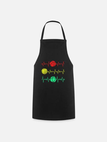 Pétanque Bocce Raffa Boule Sport Ball Petanque - Cooking Apron - black